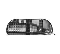 SDTYKHJ Pencil Case Houses of parliament Big Pencil Bag Portable Coin Pouch Aesthetic Cosmetic Bag Leather Makeup Bag