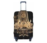 SDTYKHJ Travel Luggage Cover Fashion Suitcase Protector Gorgeous Crystal Chandelier Spandex Baggage Covers Washable Suitcase Covers Anti-Scratch Luggage Cover Protectors Fits 18-32 Inch Suitcases