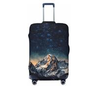 SDTYKHJ Travel Luggage Cover Fashion Suitcase Protector Starry Night The Mountains Spandex Baggage Covers Washable Suitcase Covers Anti-Scratch Luggage Cover Protectors Fits 18-32 Inch Suitcases