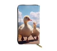 SDTYKHJ Women's Wallet Clutch Large Capacity Long Wallet Cute Goose Leather Ladies Card Phone Holder Travel Purse