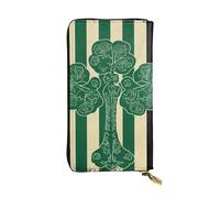 SDTYKHJ Women's Wallet Clutch Large Capacity Long Wallet Irish American Flag Leather Ladies Card Phone Holder Travel Purse