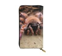SDTYKHJ Women's Wallet Clutch Large Capacity Long Wallet Large Mexican Tarantula Leather Ladies Card Phone Holder Travel Purse