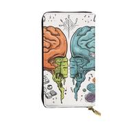 SDTYKHJ Women's Wallet Clutch Large Capacity Long Wallet Left and Right Brain Functions Leather Ladies Card Phone Holder Travel Purse