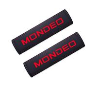 SDUEYZS 2Pcs Car Seat Belt Pads for Ford MONDEO, Car SeatBelt Covers Comfortable Soft Seatbelt Harness Pads Accessories,Red