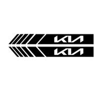 SDUEYZS 2Pcs Rearview Mirror Car Sticker for KIA Ceed Forte K9 Optoma Picanto Rio Sorento, Car Mirror Decal Car Stickers and Decals Reflective Decoration Car Stickers,Black