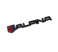 SDUEYZS 3D Metal Titanium Emblems Car Body Chrome Decal Badge Sticker for ALPINA,Black-Sticker