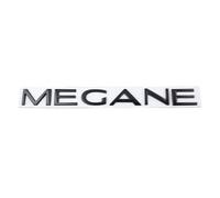 SDUEYZS 3D Metal Titanium Emblems Car Body Chrome Decal Badge Sticker for Renault Megane,black-A