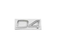 SDUEYZS 3D Metal Titanium Emblems Car Body Chrome Decal Badge Sticker for Volvo S40 S60 S80 S90 XC40 XC60 XC90 V40 V60 V70 V90 C30 D2 D3 D4 D5 D6 D7,D4-Chrome