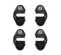 SDUEYZS 4PCS Stainless Steel Car Door Lock Cover Protector Anti-Corrosion Waterproof Rustproof Protective Decoration Accessories for Saab 428 900 03-10 9-3 9000 93,Carbon-Fiber-A