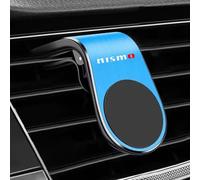 SDUEYZS Magnetic Car Phone Holder for Nissan Nismo X-trail Qashqai Juke Sentra Patrol Navara Leaf Altima Air Vent Clip Mount Stand Aluminum Alloy Metal Car Phone Cradle,Blue-A