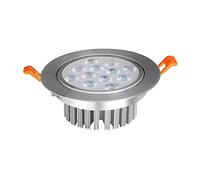 SDUYTDG 2/3/4/5 Inch Chrome Downlights Bull's Eye Spotlight 3W5W9W15W Indoor Lighting 3000K/4000K/6000K Selectable Led Flush Mount Ceiling Light Recessed Light Conversion Kit