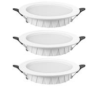 SDUYTDG 3pack Led Ceiling Light Flush Mount Living Room Can Lamp Downlight 2.5in 3.5in 4in 6in Eyeball Recessed Light 3000K/4000K/6000K Color-Tem,CRI>90,5W-20W