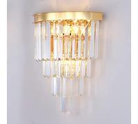 SDUYTDG Modern Crystal Art Deco Lighting Fixtures For Dining Room Wall Mount Lamp Bathroom Light Gold/black Entryway Sconce Vanity Mirror Wall Lamp E12 Base