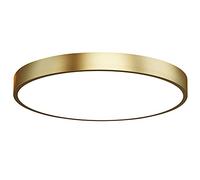SDUYTEG Copper LED Ultra-thin Ceiling Lights For Bedrooms Modern And Simple Living Room Flush Mount Lighting Fixture Restaurant Kitchen Lights Dome Light Fixtures Three-Color Dimming