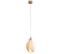 SDUYTEG LED White Magnolia Petal-Shaped Pendant Light Fixtures Modern Chandelier with Ceramic Iron Metal Structure Adjustable Ceiling Flush Mount Ceiling lamp for Living Room Dining Bedroom