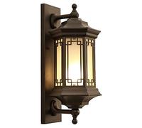 SDUYTEG Matte Black Wall Sconce Large Porch Lights Wall Mount Outdoor Wall Light, Waterproof Aluminum with Frosted Glass Wall Lantern UL Listed