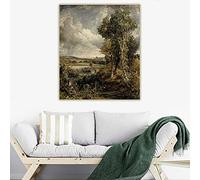 SDVIB John Constable《The Vale of Dedham》Canvas Oil painting Artwork Poster Picture Modern Home Living room Decor Canvas Print 40x60cm Frameless