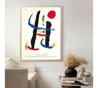 SDVIB MIRO The LIBRARY Of CONGRESS Fine Art Exhibition Print Poster Vintage Canvas Painting Wall Pictures Nordic Living Room Deco 60x80cm Frameless