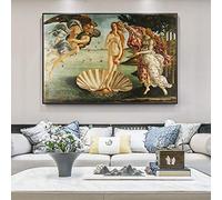 SDVIB The Birth of Venus by Botticelli Canvas Paintings Reproductions On the Wall Art Posters And Prints Classical Art Pictures 70x100cm Frameless