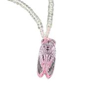 SDWGSD Jade Carved Cicada Lucky Amulet Pendant, Lucky Amulet Lovers Jade Necklace, Lucky Wealth Ward Off Evil Spirits Necklace Inspirational Gift for Women Men, agarwood, Agate
