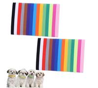 SDXCJY 30pcs Puppy Collars, Assorted Colors Puppy Identification Collars Soft Adjustable Whelping Collars Multi Coloured Identification Band for Kitten Puppy. (Multiple colors)
