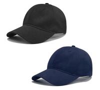 SDXCJY Baseball Cap for Men Women,Classic Plain Baseball Hats Adjustment Hats for Golf Running Sports Outdoor Workouts,Summer Sun Visor Hat for Outdoor. (UK, Age, One Size, 2pcs)