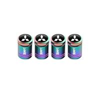 SDYAYFGE 4pcs Car Metal Tire Valve Caps, for Mitsubishi Eclipse Cross Tyres Leak-Proof Waterproof Stems Cover Dust decorate protecting Accessories,A