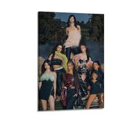 SDYFERBX KATSEYE Korean Music Group Music Art Poster3 Poster Decorative Painting Canvas Wall Posters And Art Picture Print Modern Family Bedroom Decor Posters 16x24inch(40x60cm)
