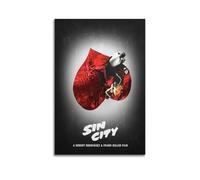 SDYFERBX Sin City Movie Poster10 Poster Decorative Painting Canvas Wall Posters And Art Picture Print Modern Family Bedroom Decor Posters 16x24inch(40x60cm)