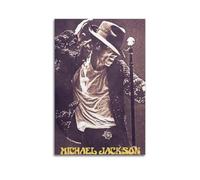 SDYFERBX Singer Michael Jackson Retro Poster1 Poster Decorative Painting Canvas Wall Posters And Art Picture Print Modern Family Bedroom Decor Posters 16x24inch(40x60cm)