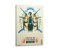 SDYFERBX Virtue of Violence Poster Poster Decorative Painting Canvas Wall Posters And Art Picture Print Modern Family Bedroom Decor Posters 16x24inch(40x60cm)