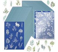 SDYGDB 24pcs/40pcs Sun Print Paper Kit with Acrylic Panel 5.8x8.3" A5 Sun Printing Art Paper Sensitivity Nature Printing Paper Solar Activated Cyanotype Papers for Kids Adults DIY Crafts(40pcs)
