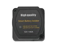 SDYGDB Dual Battery Isolator Kit 12V 140A IP65 Waterproof Split Charge Relay Automatic Car Battery Relay with Surge Protection Car Accessories for Truck SUV ATV UTV Boat