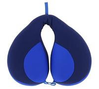 SDYGDB Kids Neck Travel Pillow U-shaped Kids Travel Neck Pillow and Chin Support Neck and Headrest Cushion 360 Degree Head Neck Support Relax and Sleep Soundly Anytime Anywhere for Car Airplane (Blue/