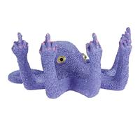 SDYGDB Middle Finger Statue Resin Garden Ornaments Desktop Decor Creative Angry Sculpture for Indoor Outdoor Garden Home Decoration 13x12x6CM(purple)