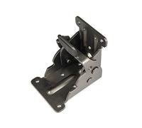 SDyudDS Triangular Bracket, 2 PCS 90 Degrees Self- Lock Extension Support Self-Locking Hinge Strong Bearing Capacity(Bronze Black)