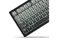 SDYZ x XVX Shine Through PBT Keycaps, Keycaps 60 75 100 Percent OEM Profile, Doubleshot Custom Key caps Set for 61/64/68/84/87/100/104/108 Gaming Mechanical Keyboard, Gradient Gray