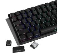 SDYZ XVX PBT Keycaps - Side Print Keycap Set, Double Shot Shine Through Custom Keycaps, Black Keycaps OEM Profile 136 Keys, Minimalist Style Phantom Keyboard Keycap for Mechanical Keyboards