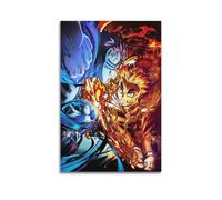 SDZGOPTHF Demon Slayer Kimetsu No Yaiba The Movie Poster3 Poster Decorative Painting Canvas Wall Posters And Art Picture Print Modern Family Bedroom Decor Posters 20x30inch(50x75cm)