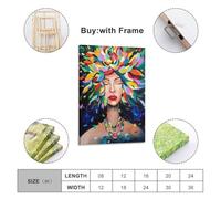 SDZGOPTHF Flower Queen in Dreams Art Poster Poster Decorative Painting Canvas Wall Posters And Art Picture Print Modern Family Bedroom Decor Posters 12x18inch(30x45cm)