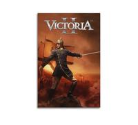 SDZGOPTHF Video Game Victoria II Poster Poster Decorative Painting Canvas Wall Posters And Art Picture Print Modern Family Bedroom Decor Posters 20x30inch(50x75cm)