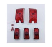 SDZSDAS Tail Light For Hummer For H2 For SUV 2003-2009 5 Pcs Red LED Lights Bulb Roof Cab Marker Cover & T10 5050-5SMD(Red)
