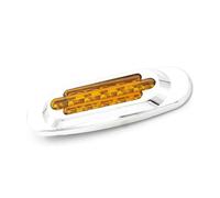 SDZSDAS Tail Light Trucks LED Side Marker Lights For Truck Trailer Lorry Caravan Bus Van Boat Waterproof Clearance Light 12V 24V(6pcs yellow lights)