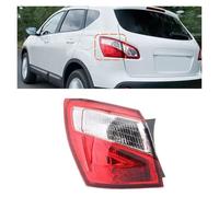 SDZSDAS Tail Lights LED Tail Light For Nissan For Qashqai 2008-2015 EU Version Brake Light Turn Signal Light Fog Lamp Accessories Car Rear Light(Outer L)
