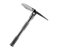 SE 16" 3-in-1 Mini Folding Shovel with Pick and Saw - Compact, Heat-Treated Carbon Steel Tool with Carrying Case