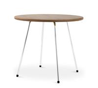SE 330 café table Wilde+Spieth Chrome - walnut clear lacquered - WILDE_SPIETH SE330 CAF CH NUSS