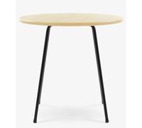 SE 330 café table Wilde+Spieth matt black - clear lacquered ash - WILDE_SPIETH SE330 CA MSC ESCH