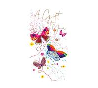 SE 6pk Money Wallet with Envelope Gift Voucher Cards Multipack| 3 Assorted Designs| Wedding, Anniversary, Gift for You| Hold Cash Note Gift Voucher Card| Foil Finish (Design 3)