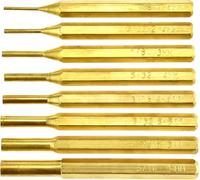 SE 8-Piece Brass Pin Drive Punch Set in a Pouch - ST1032B