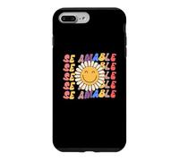 Se Amable Be Kind In Spanish Retro SunFlower Groovy Teacher Case for iPhone 7 Plus/8 Plus